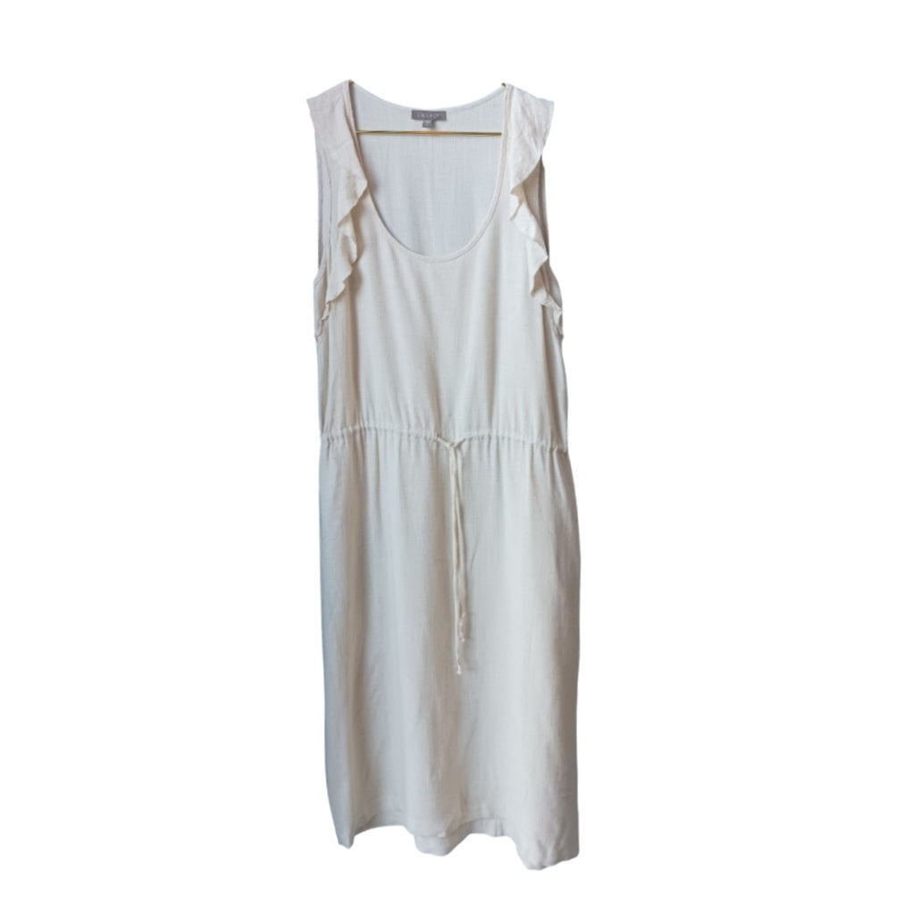 Lilla P Beige Maxi Dress, Size Small