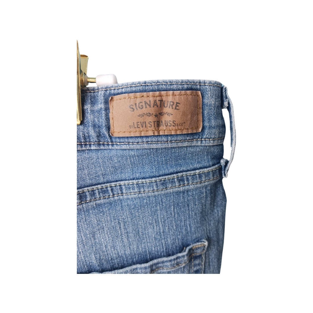 Signature Modern Skinny Blue Jeans, Levi Strauss & Co. ,16 S, 33×30
