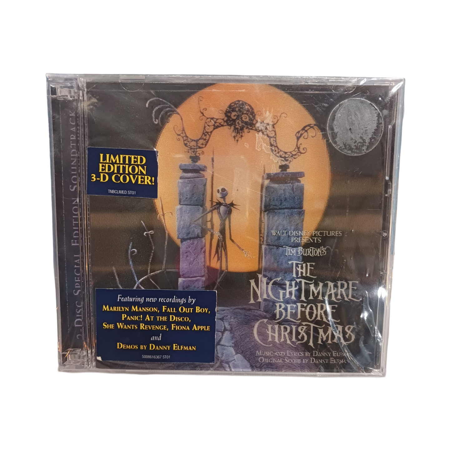 The Nightmare Before Christmas Soundtrack CD, Limited Edition 3D Cover, Features New Recordings