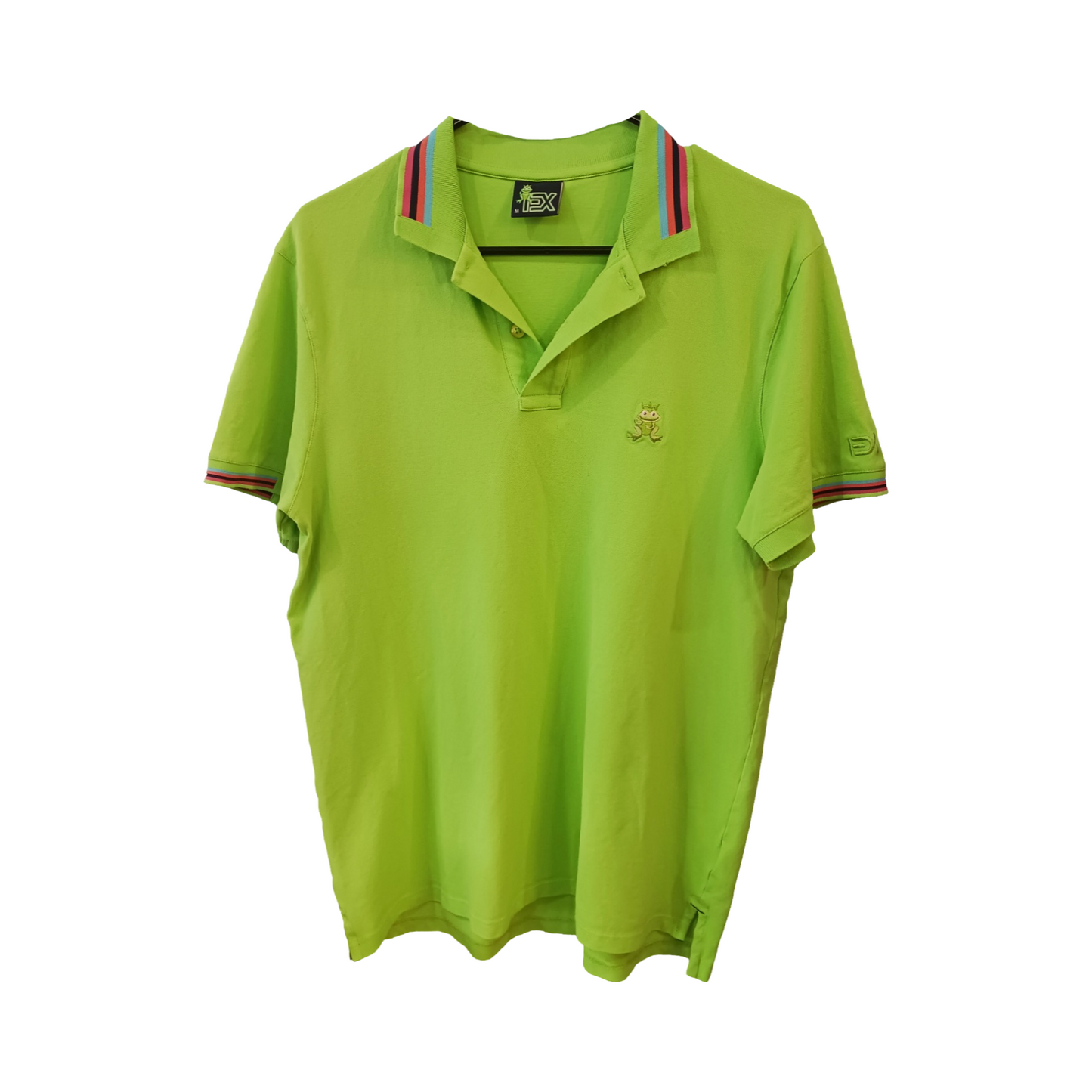 EightX Mens Designer Anthony FROG Polo, Size Medium