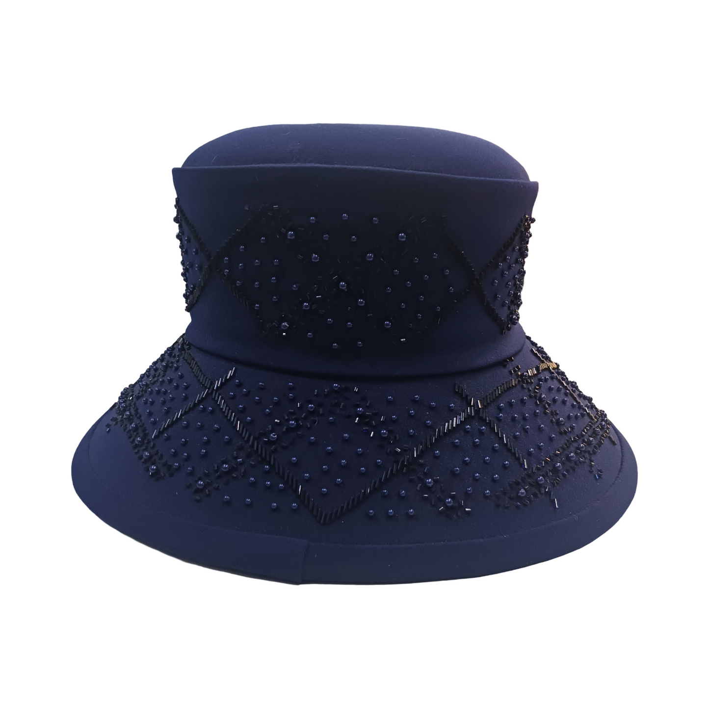 Ben Marc International Beaded Purple Hat