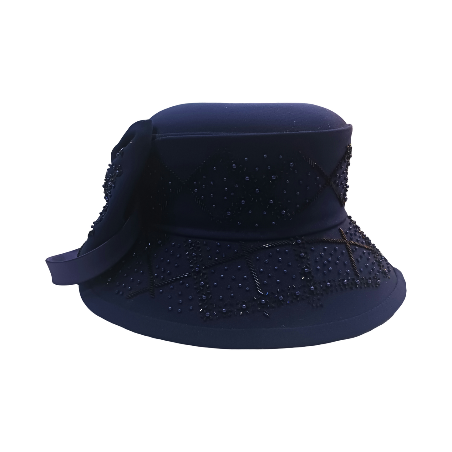 Ben Marc International Beaded Purple Hat