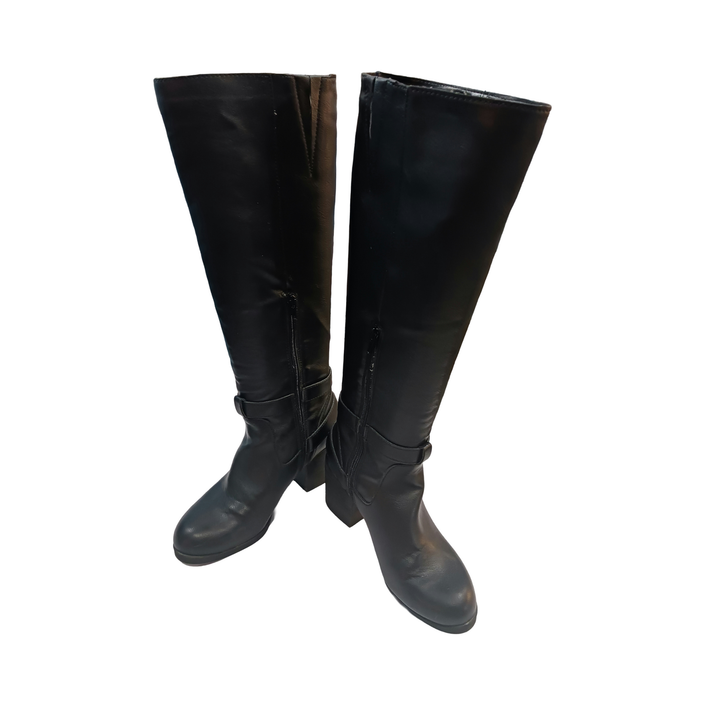 Steve Madden Black Gabrie Boots, Size 8.5M