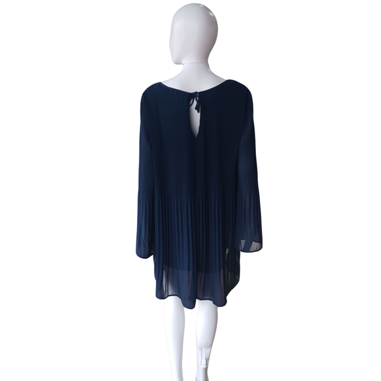 Loveriche Blue Long-Sleeved Dress, Size Large