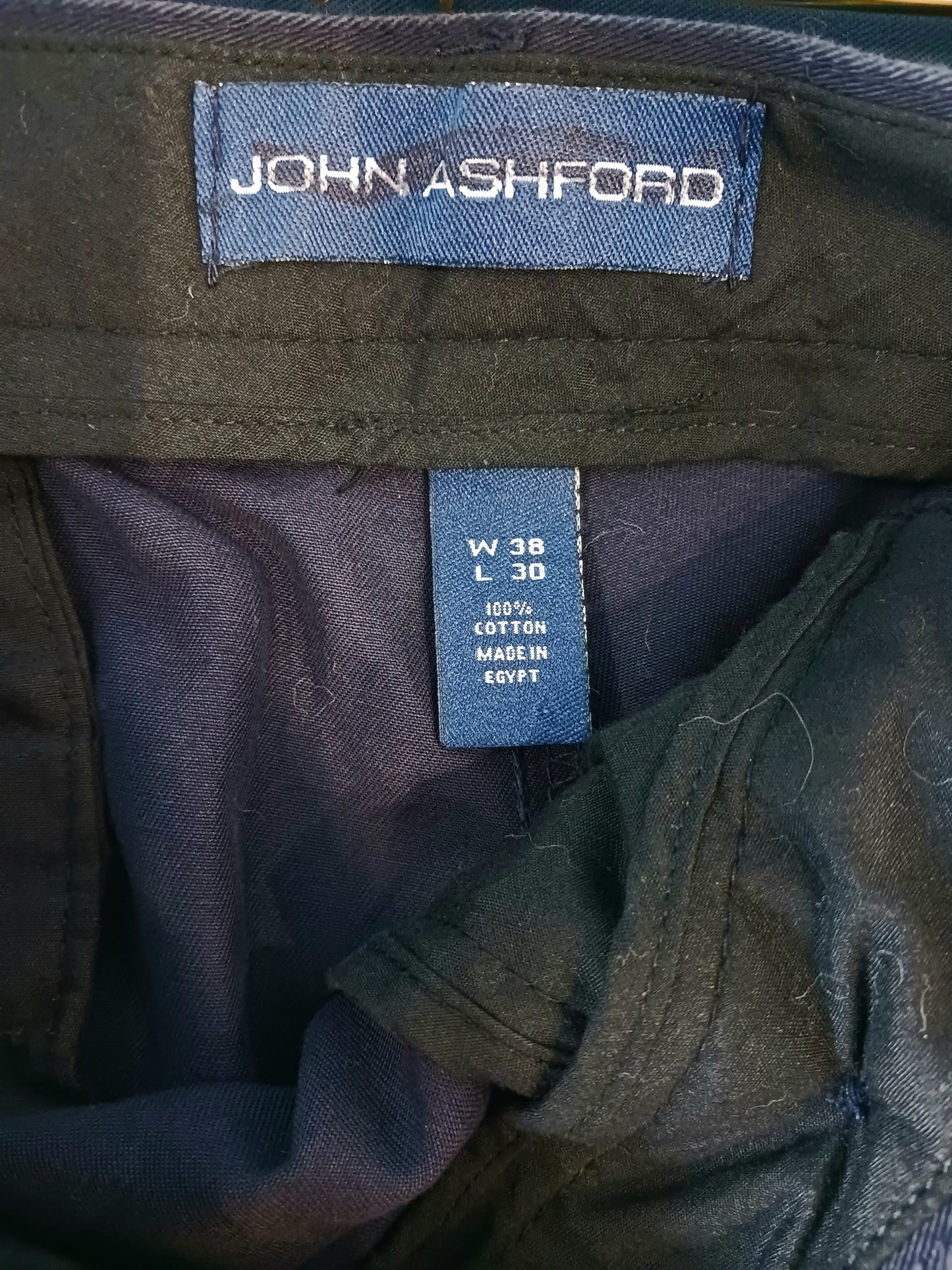 John Ashford Navy Blue Pants, Size 38×30