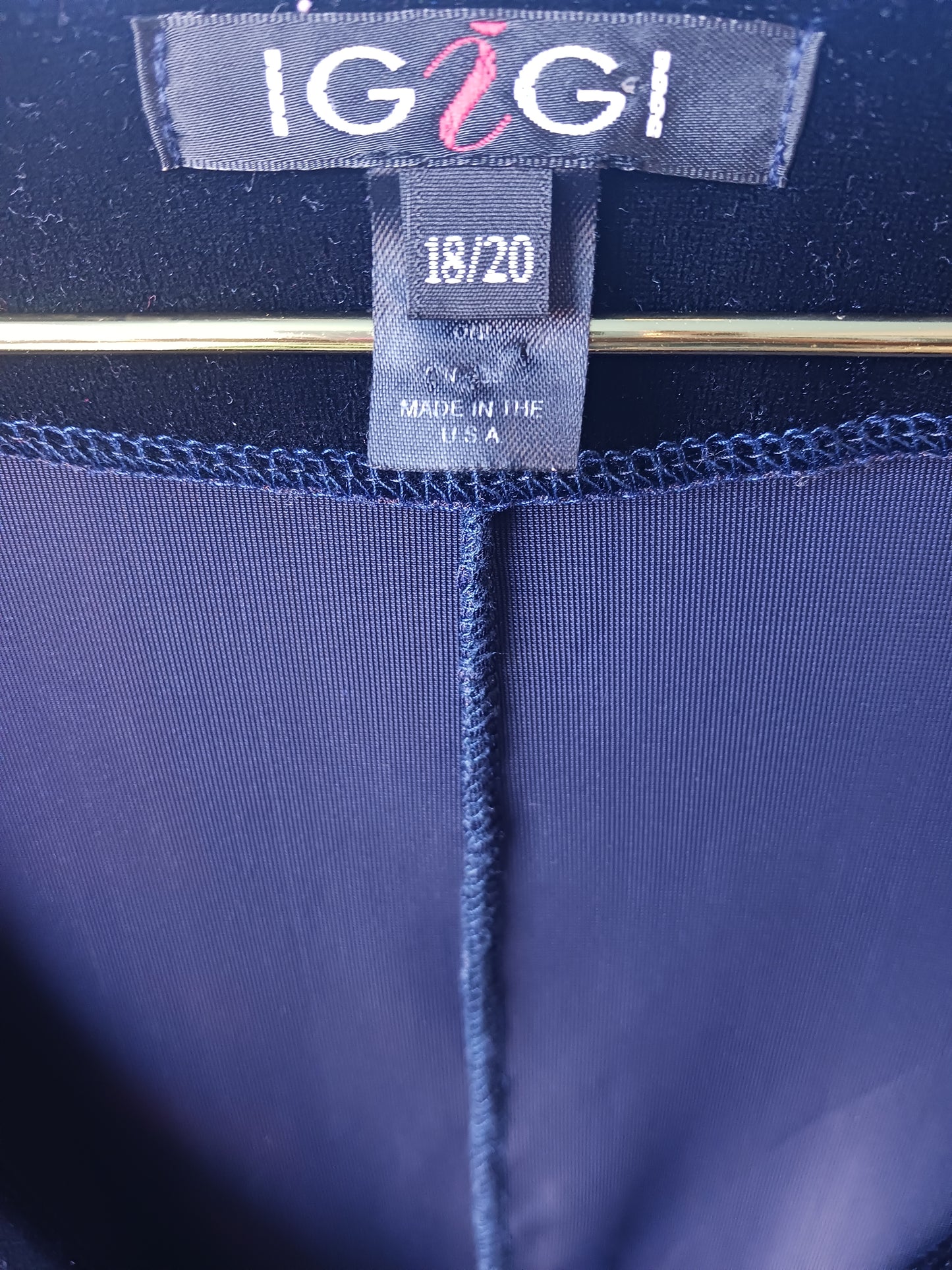 Igigi Blue Velvet Kimono Top, Size 18/20