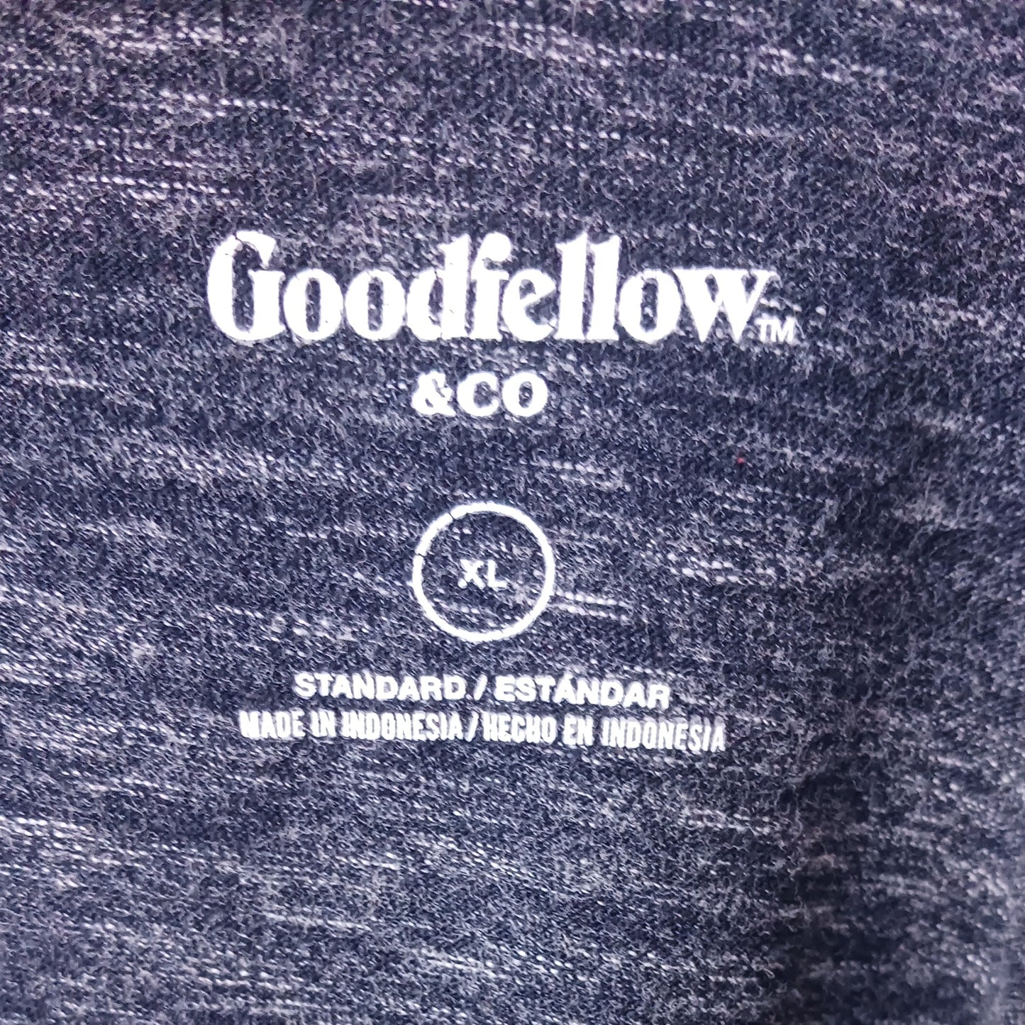 Goodfellow & Co Gray Mens Henley, Long-sleeved, Size XL