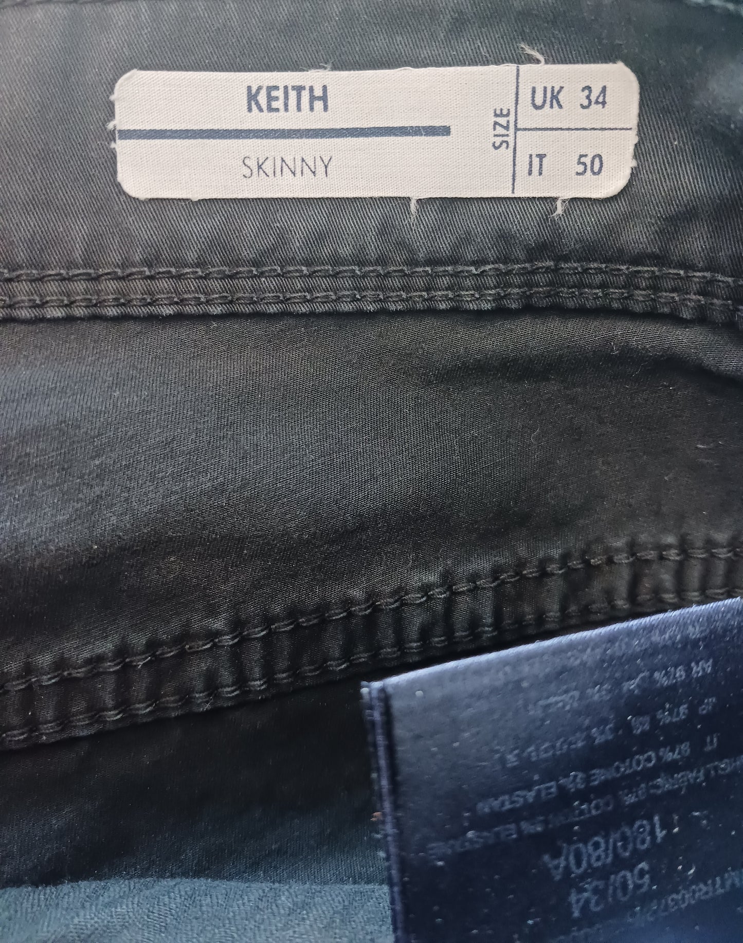Antony Morato "Keith" Mens Black Jeans, Size 34