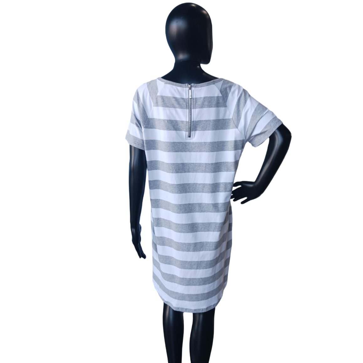 MICHAEL Michael Kors Striped T-shirt Dress, Size Large