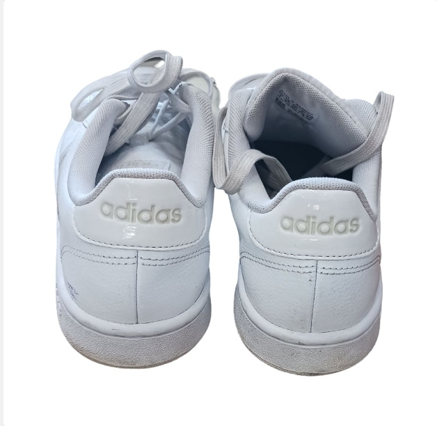 Adidas White Shoes, Cloudfoam, Size 7