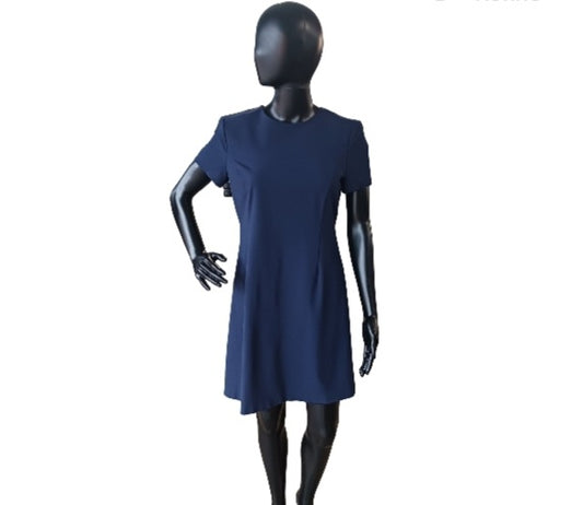 Theory Princess Seam Navy Dress, Size 6