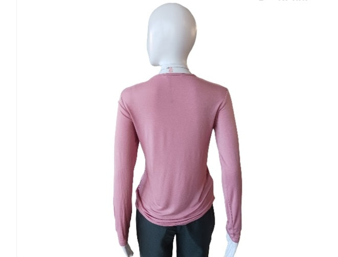 Mango Pink Long-sleeved Top, Size XSMango Pink Long-sleeved Top, Size XS