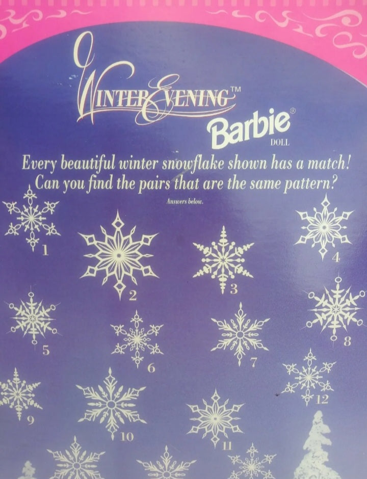 Winter Evening Special Edition Barbie Doll 1998 #19218